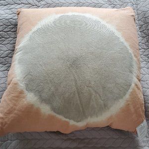 Set of 2 Ardell Anthropologie Gray/Peach Pillows